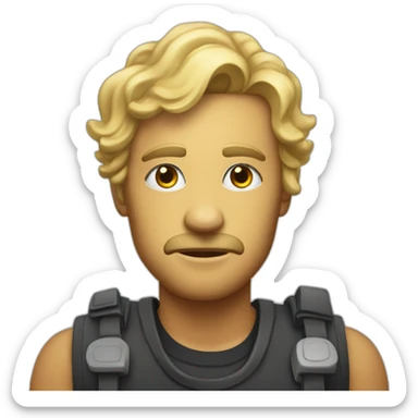 Stern vom Himmel mit Mikrofon sticker