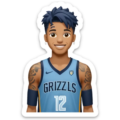 Ja Morant Grizzlies sticker