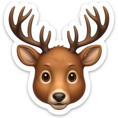 Deer sticker