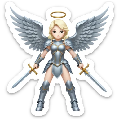 Warrior Angels and aces sticker