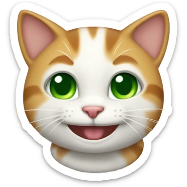 grinning cat sticker