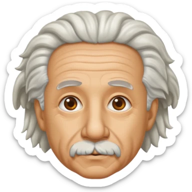 einstein  sticker