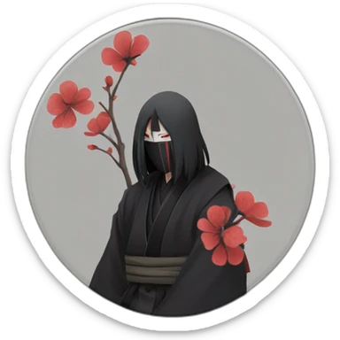 Itachi uchiwa sticker