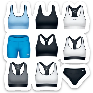 nile, alo, lululemon, calvin klein lables sticker