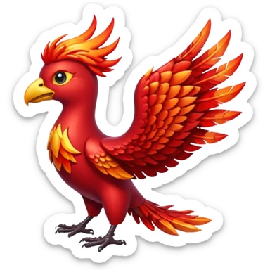ruby phoenix alive sticker