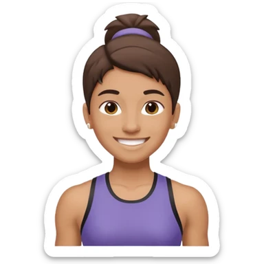 émoji d'un coach sportif sticker