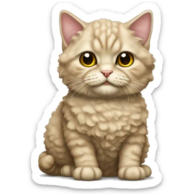 Selkirk Rex Cat sticker