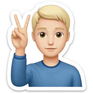 Le signe de main de jul sticker