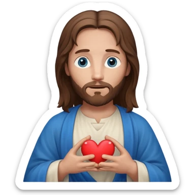 Jésus avec un cœur dans ses mains

 sticker