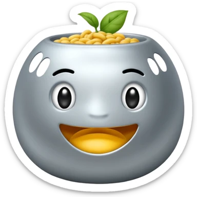 Un tamis avec des trous pour tamiser des baies de Sichuan sticker