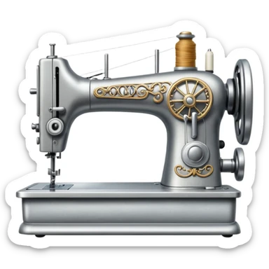 sewing machine sticker