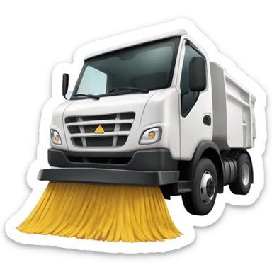 Street sweeper truck  sticker