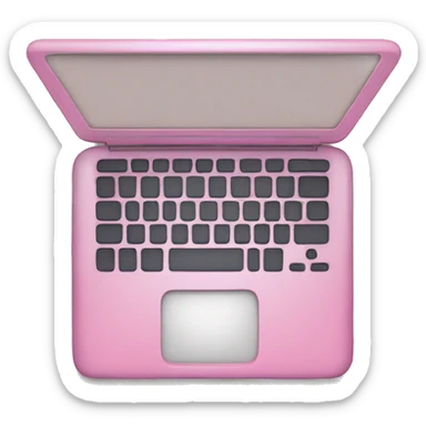 Pink laptop sticker