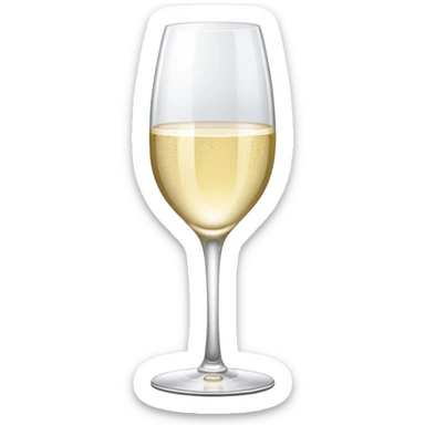 Glass of Prosecco  sticker