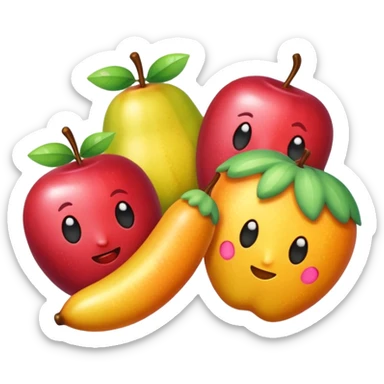 Candy-Coated Fruits sticker