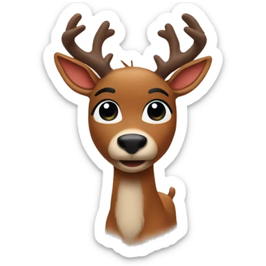 Rudolph the red nosed reindeer  sticker