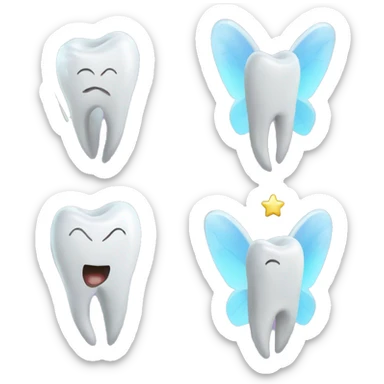 tooth fairy sticker