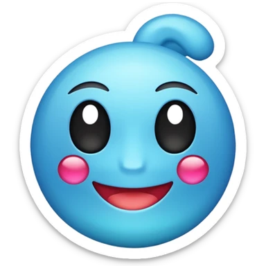 Crea un emoji de la verificación de tik tok con el bien  sticker