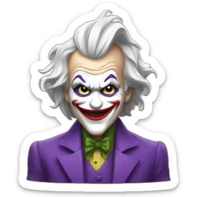 Joker entrain de boire une bières sticker