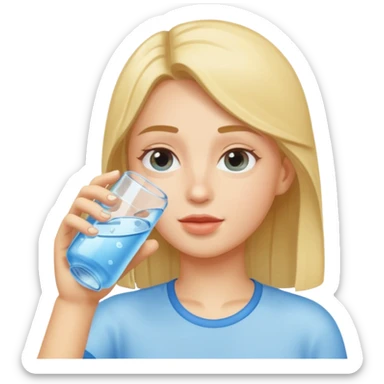drinking water sticker