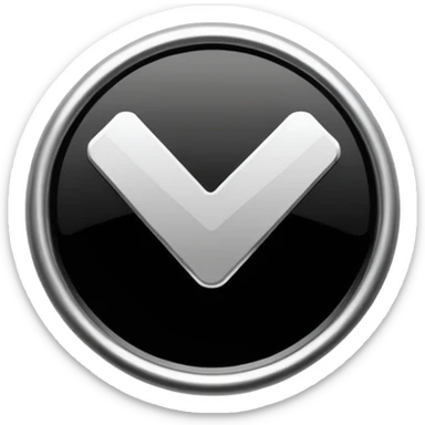Verification badge black and white sticker