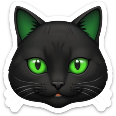 Baddie cat sticker
