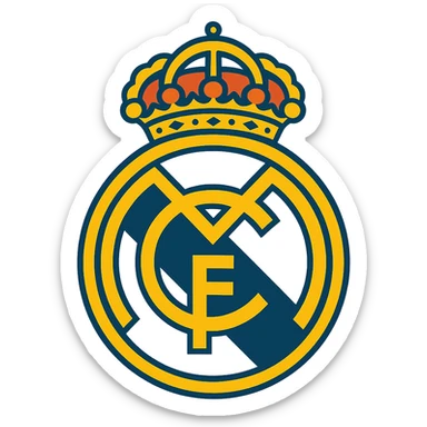 Real Madrid logo sticker