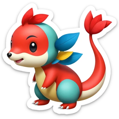 Tepig-Oshawott-Snivy-hybrid sticker