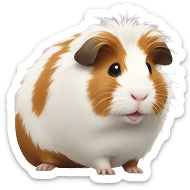 guinea pig friends with ADHD sticker