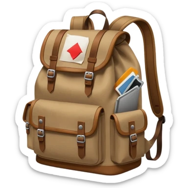 Backpack torn sticker