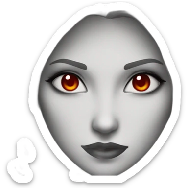 Sylvanas-with-whiteskin-red-eyes sticker