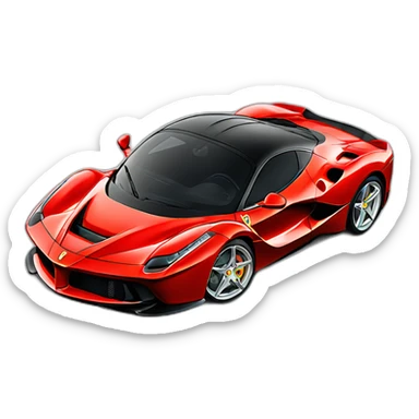 Ferrari la Ferrari sticker