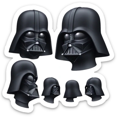 Darth Vader’s seriously dusty disturbing disgusting ghostly haunted horror dream mansion  sticker