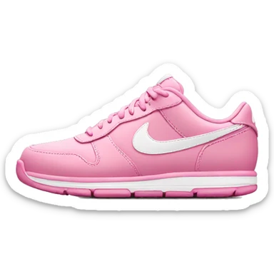 Pink nike sticker