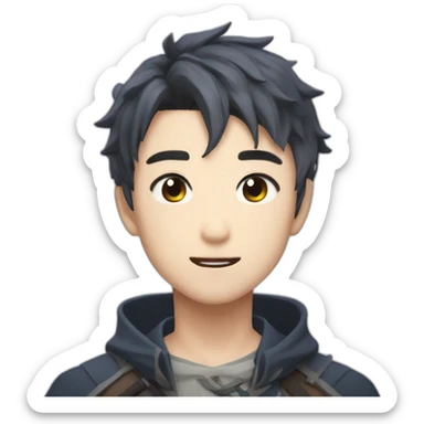 Xiao genshin Impact sticker