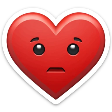 Minecraft half heart emoji sticker