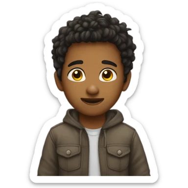 Bala cute boy sticker