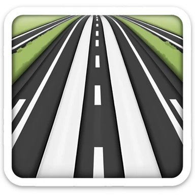 Road Lane Lines sticker