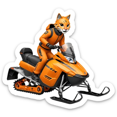 Lynx brand snowmoblie wheelies sticker