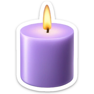 Lavender candle  sticker