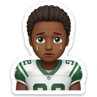New York Jets being cry babies with tears  sticker