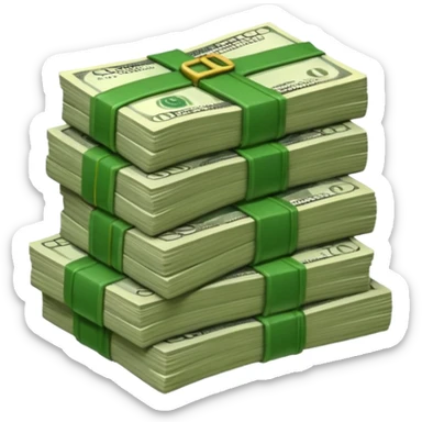 Millions of dollars sticker