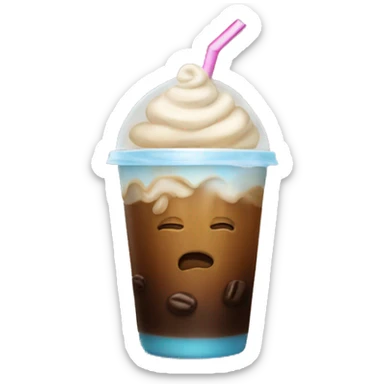 Iced coffe sticker