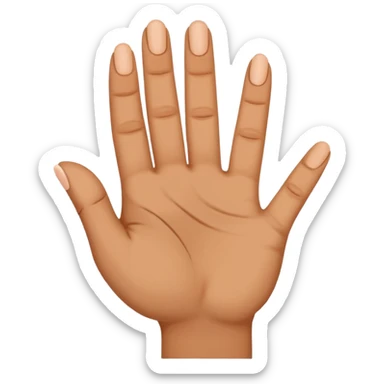 SIGN LANGUAGE LETTER A IN HANDSIGN sticker