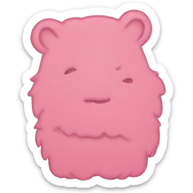 Cute pink California outline  sticker