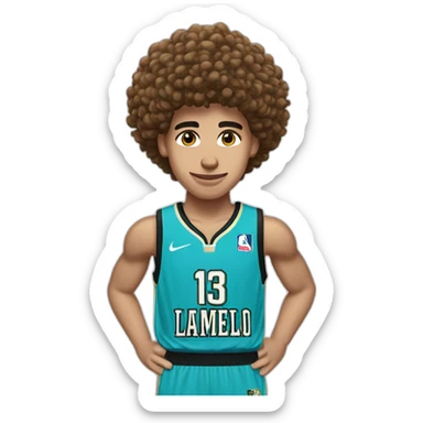 Lamelo ball sticker