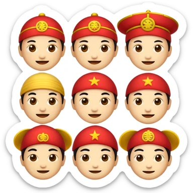 Chinese theme emoji sticker