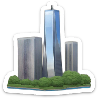 World Trade Center tower sticker