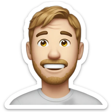 laugh-cry-so-hard-mrbeast sticker