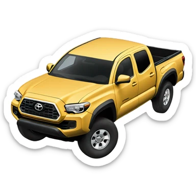 Toyota Tacoma with topper sticker